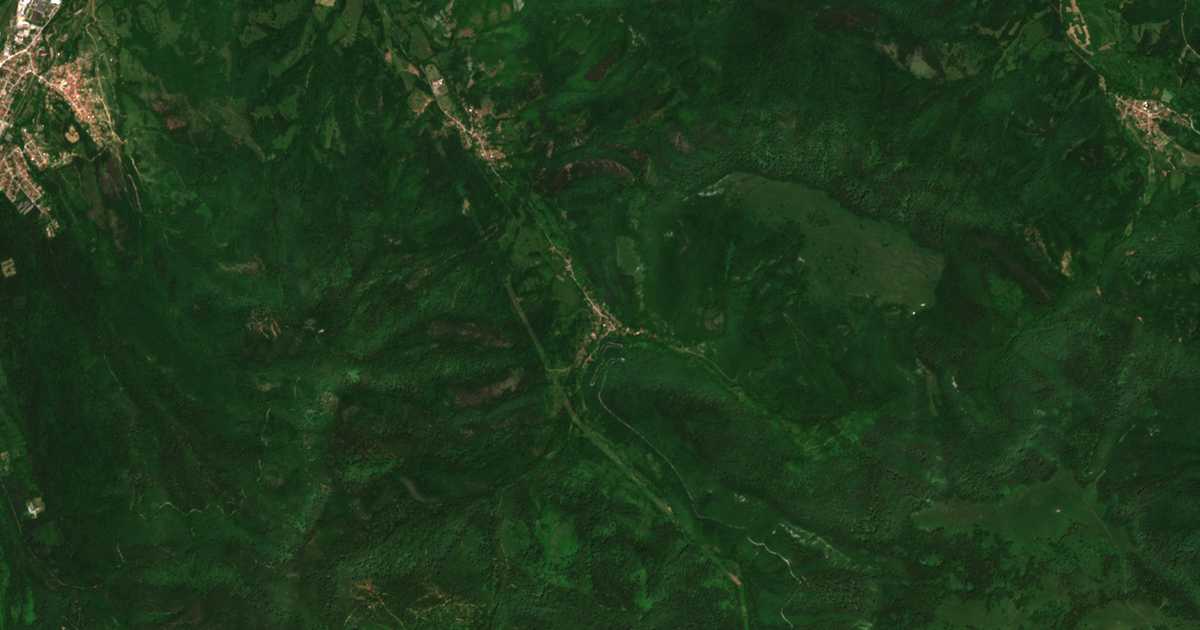 Satelitska karta: Gorna Bela rečka