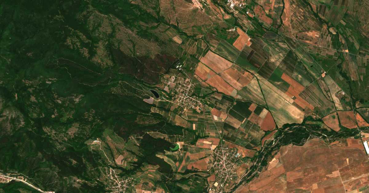 Satelitska karta: Akandžievo