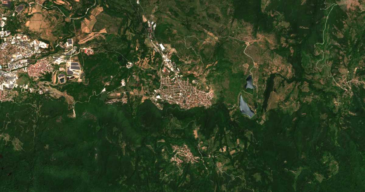 Satelitska karta: Bracigovo