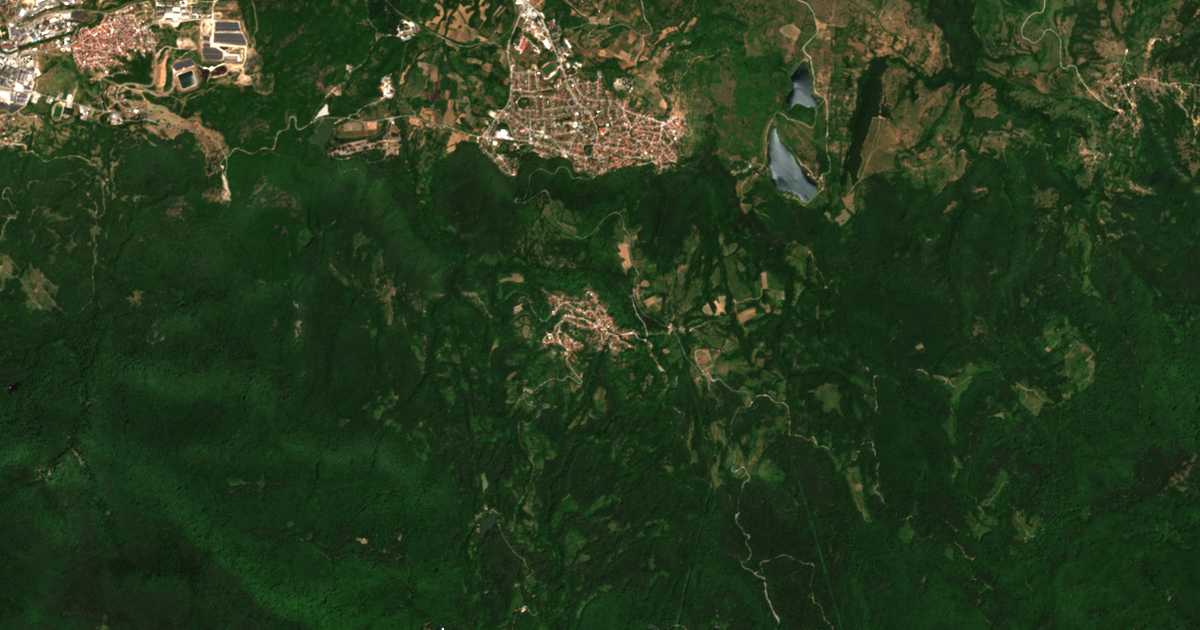 Satelitska karta: Rozovo