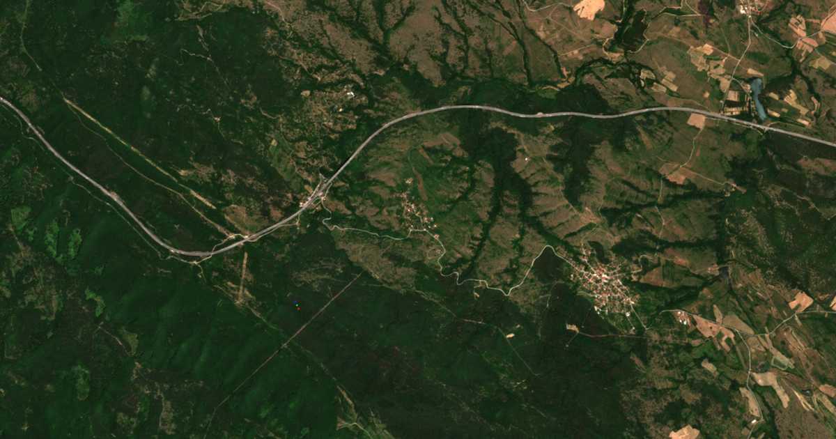 Satelitska karta: Gorno vǎršilo