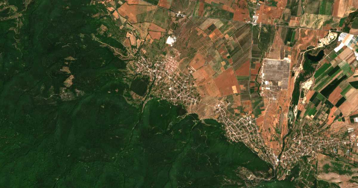 Satelitska karta: Simeonovec