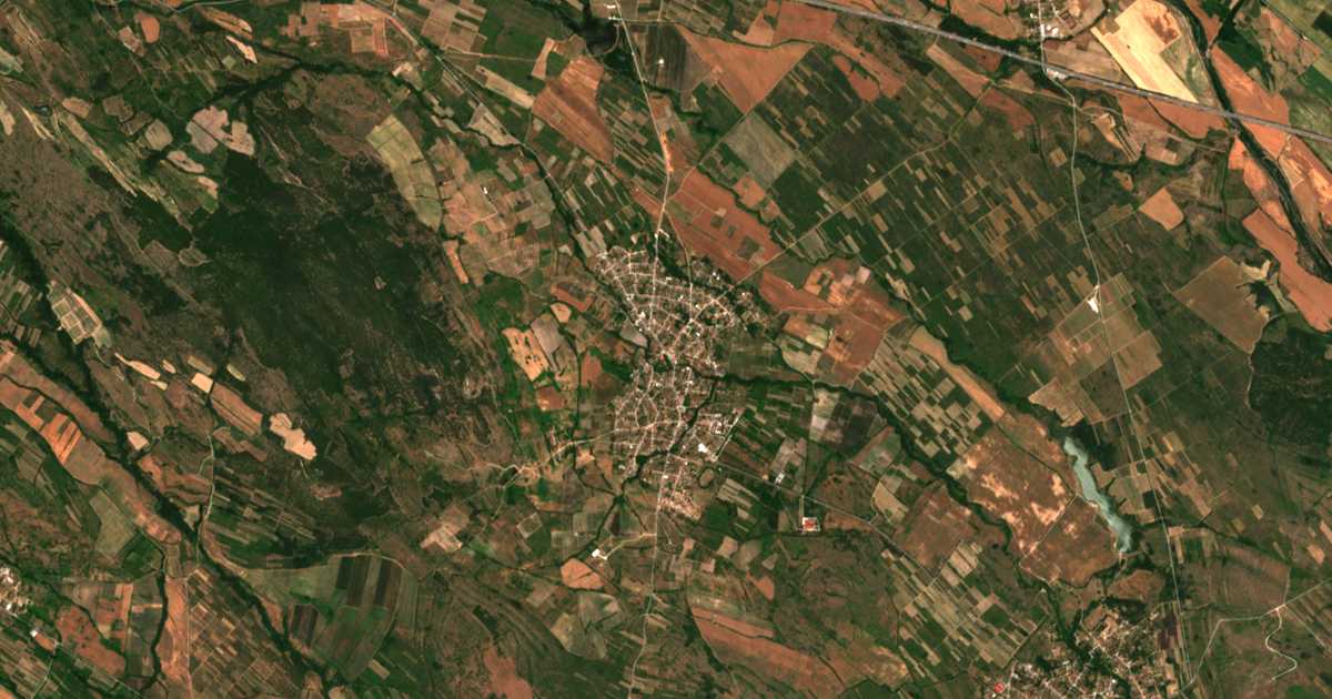 Satelitska karta: Vinogradec