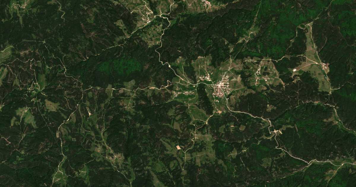 Satelitska karta: Gorna Birkova