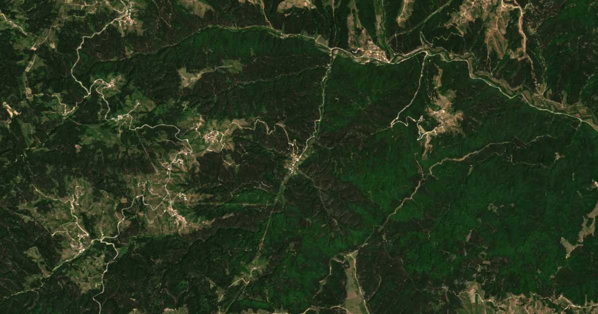 Satelitska karta: Cvetino