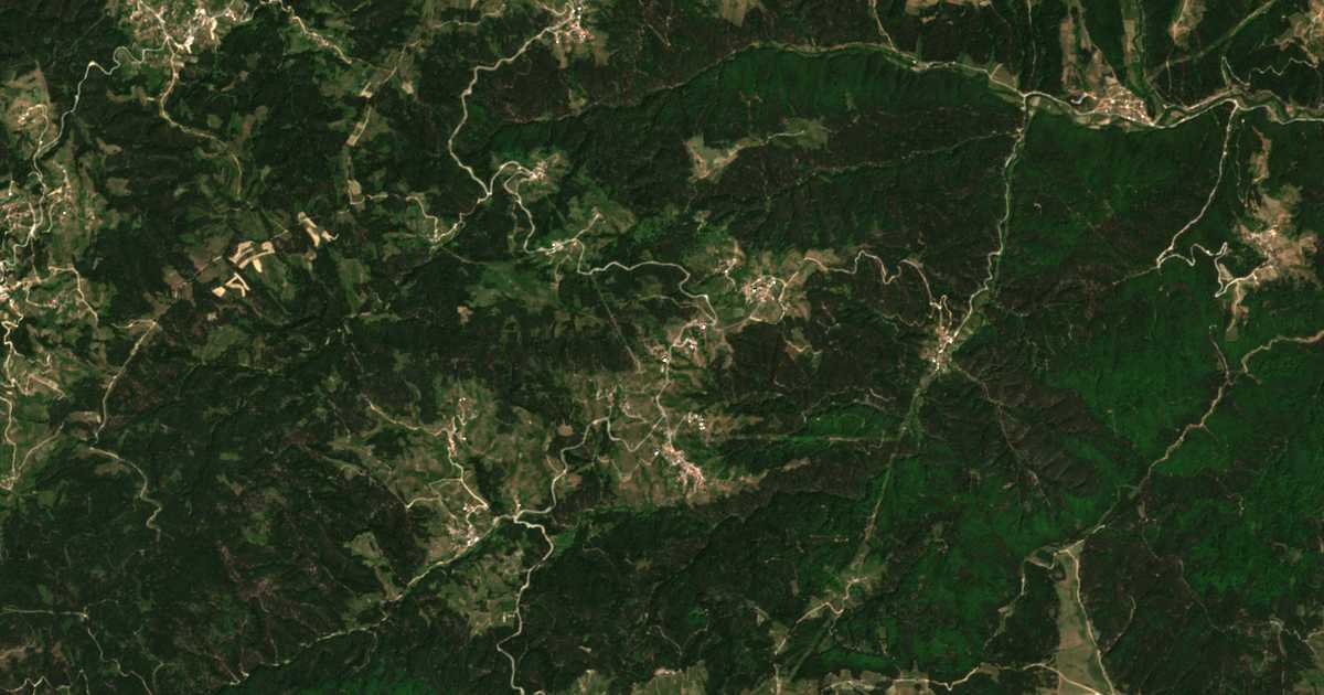 Satelitska karta: Vranenci