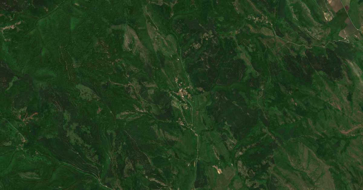 Satelitska karta: Banište