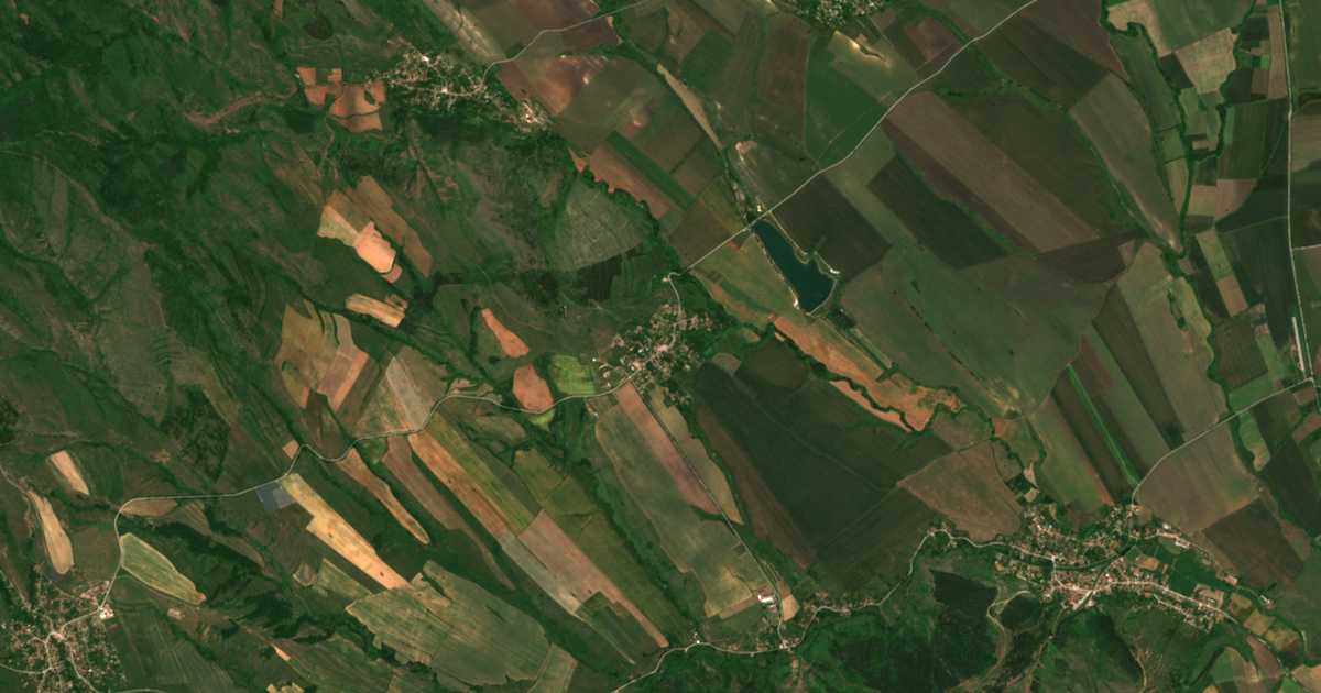 Satelitska karta: Begunovci
