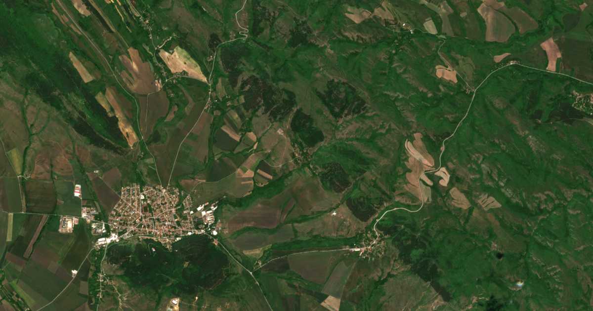 Satelitska karta: Goz