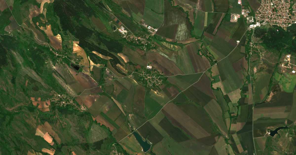 Satelitska karta: Režanci