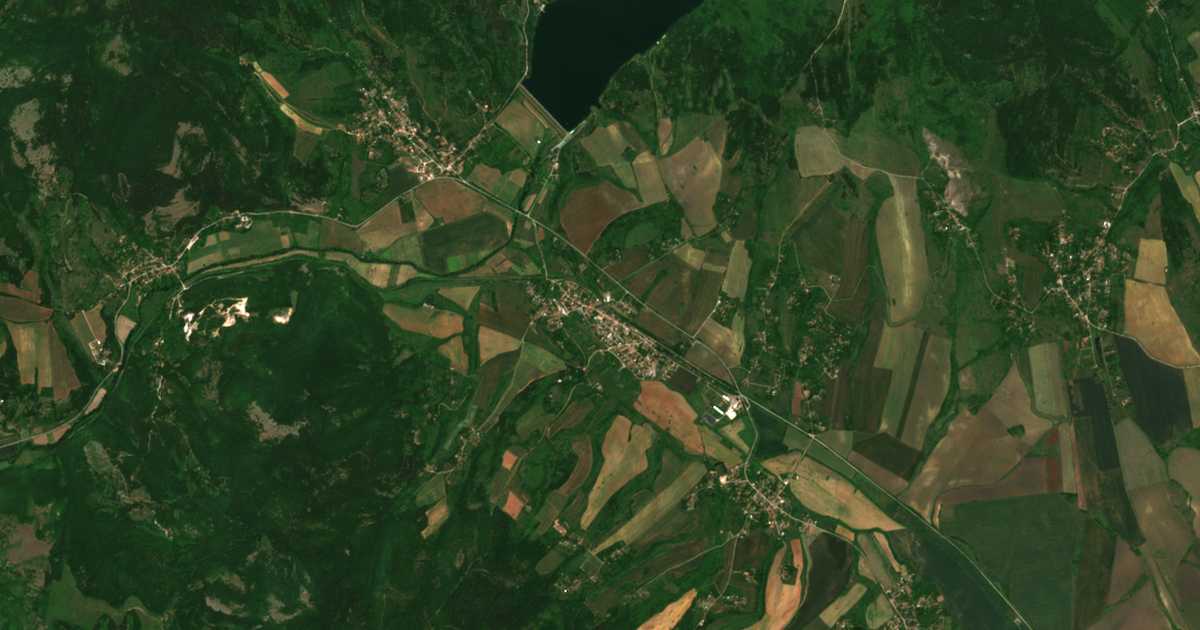 Satelitska karta: Kalište
