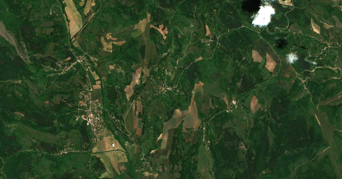 Satelitska karta: Kosača