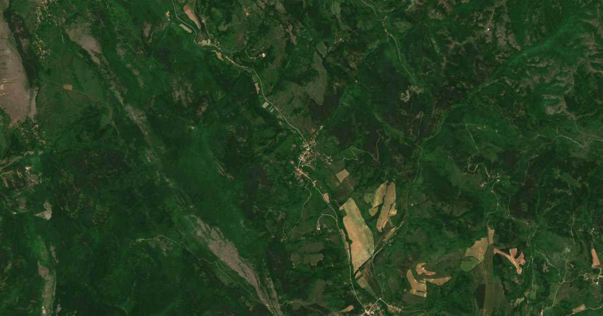 Satelitska karta: Svetlja