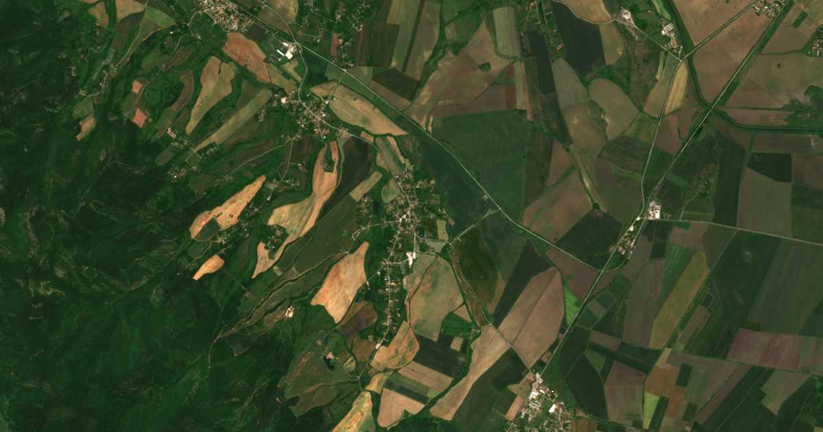 Satelitska karta: Debeli Lag