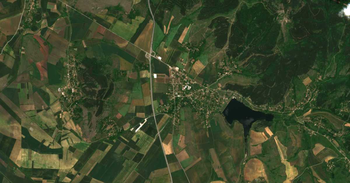 Satelitska karta: Dolna Dikanja