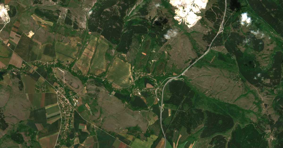 Satelitska karta: Staro Selo