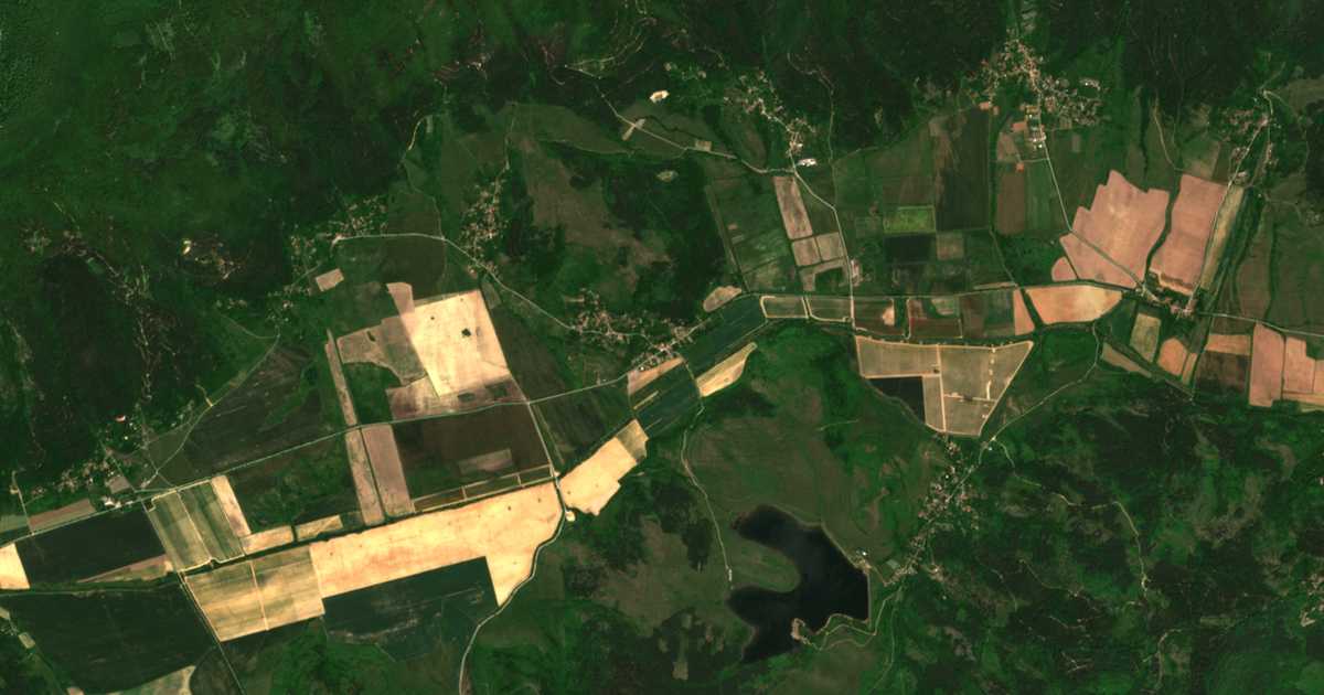 Satelitska karta: Glavanovci