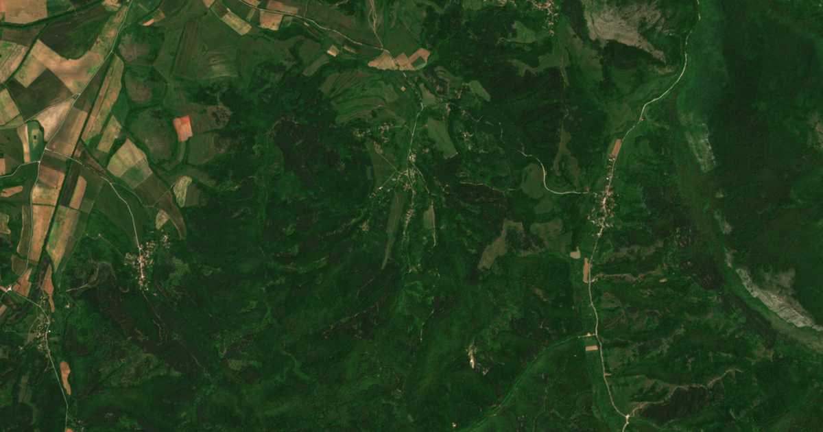 Satelitska karta: Glogovica