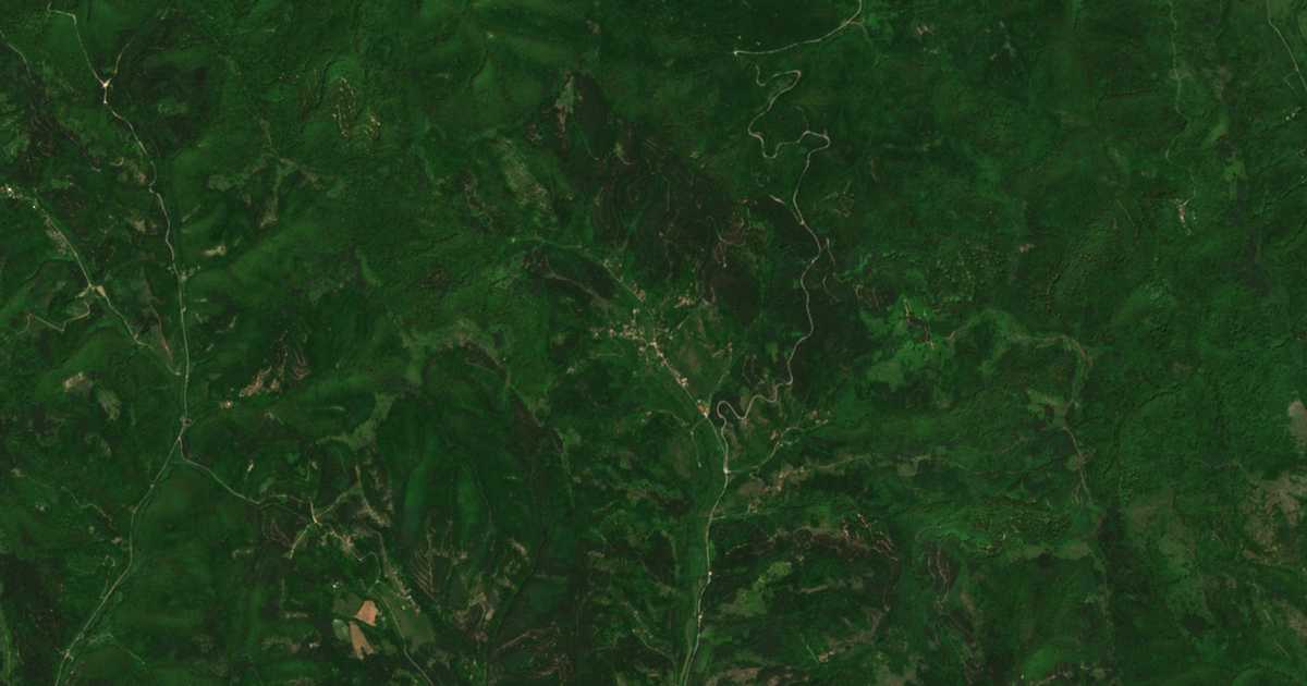 Satelitska karta: Goročevci