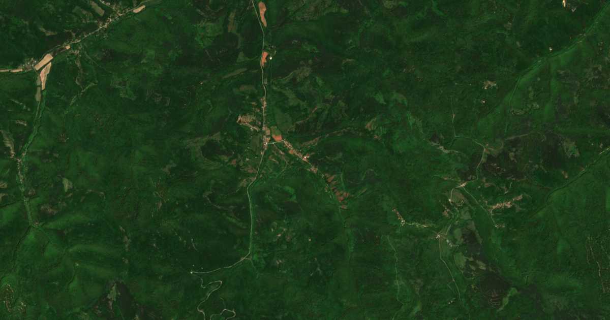 Satelitska karta: Kožinci