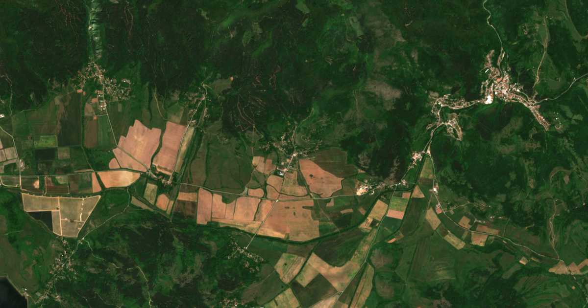 Satelitska karta: Turokovci