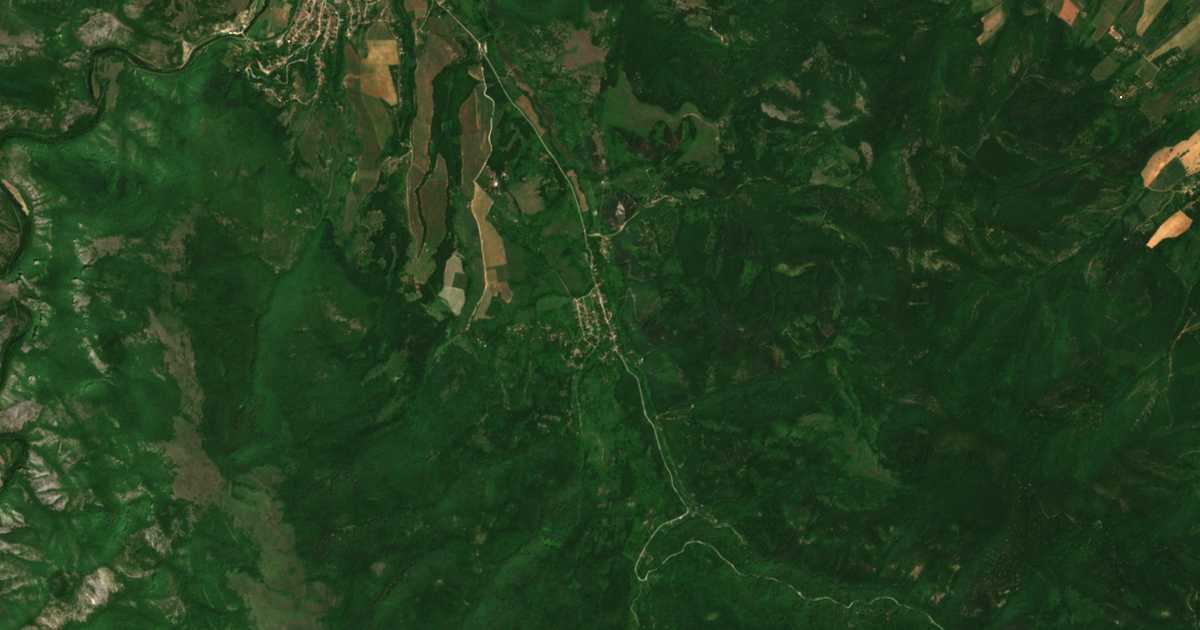 Satelitska karta: Blatešnica