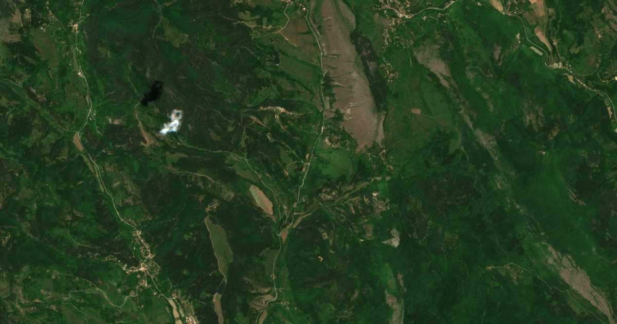 Satelitska karta: Gorna Vrabča