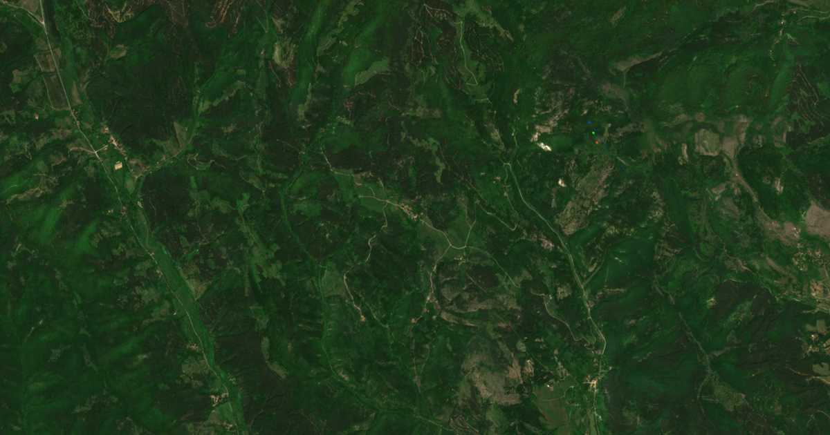 Satelitska karta: Odranica