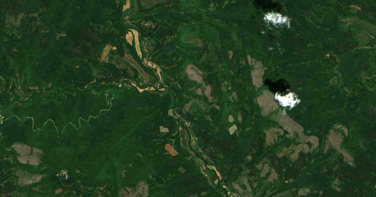 Satelitska karta: Vranja stena