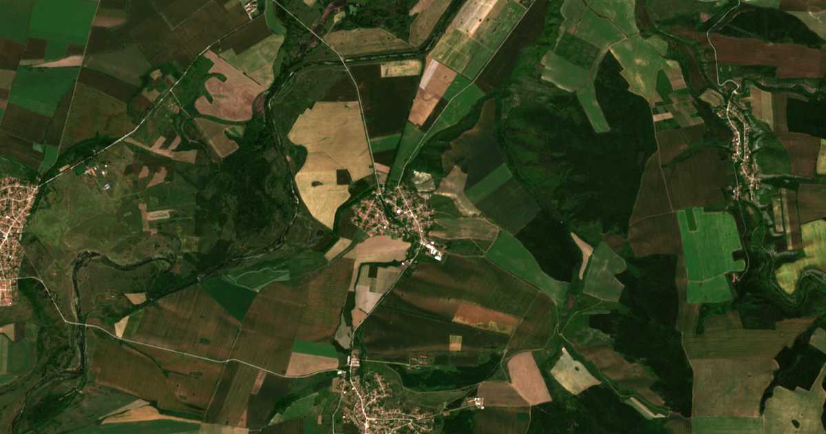 Satelitska karta: Gradina