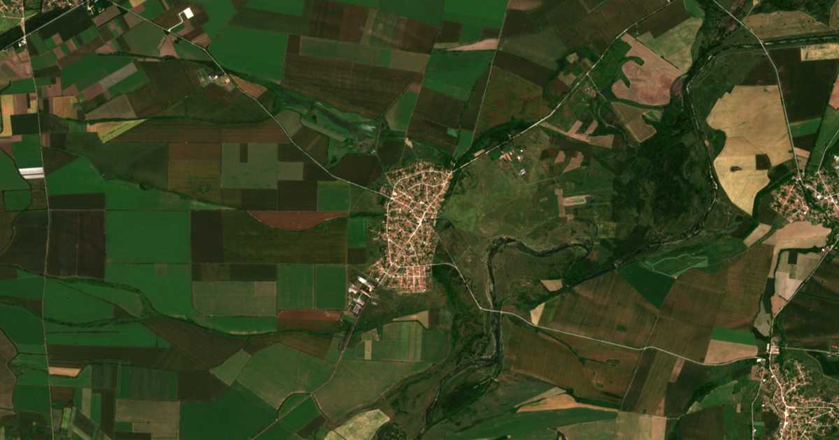 Satelitska karta: Krušovica