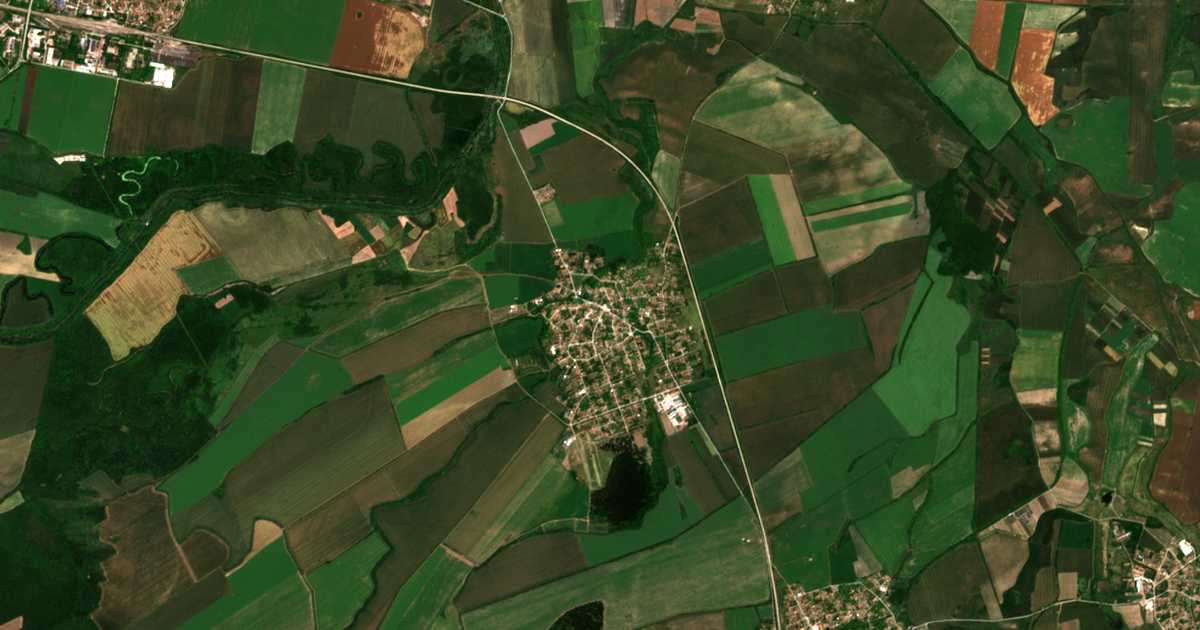 Satelitska karta: Gradište