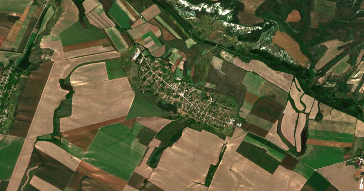 Satelitska karta: Novačene