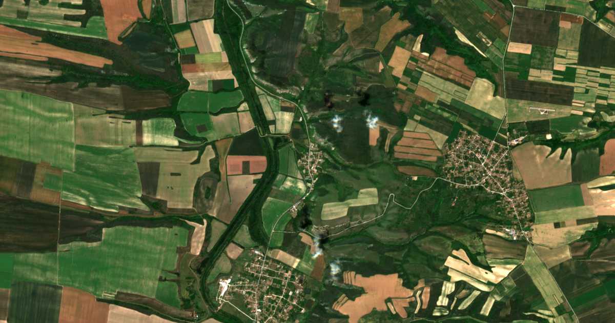 Satelitska karta: Žernov