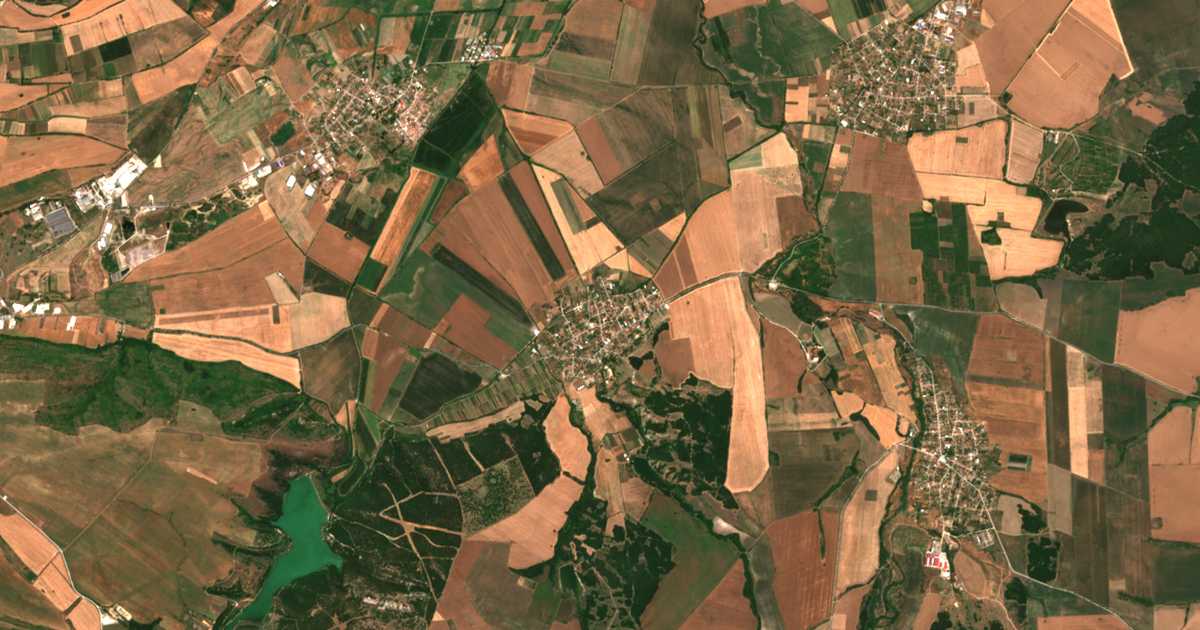 Satelitska karta: Kozanovo