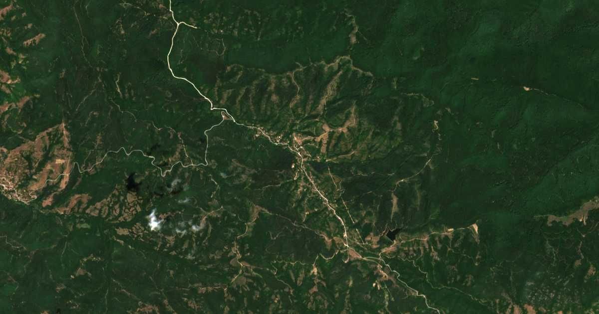 Satelitska karta: Svežen