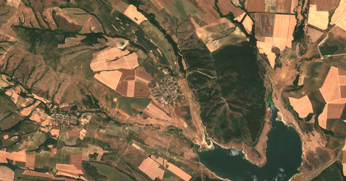Satelitska karta: Belovica