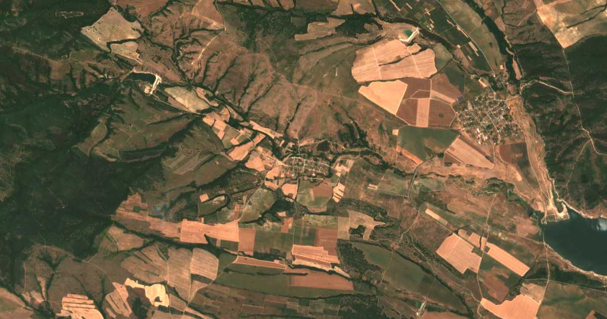 Satelitska karta: Malo Kruševo