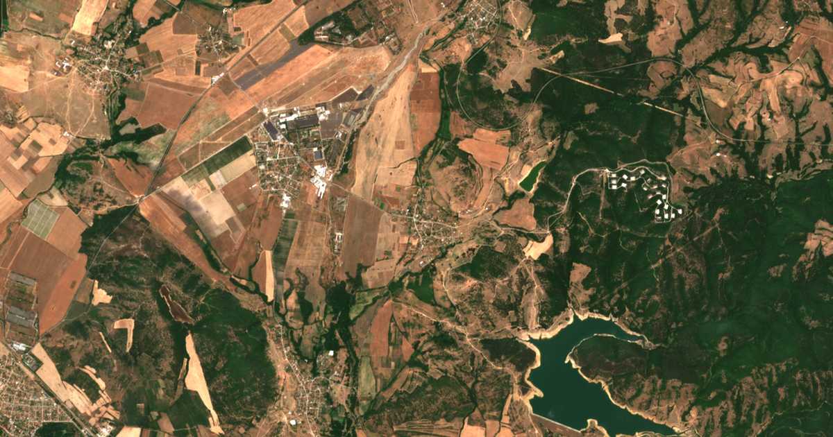 Satelitska karta: Gorni Domljan