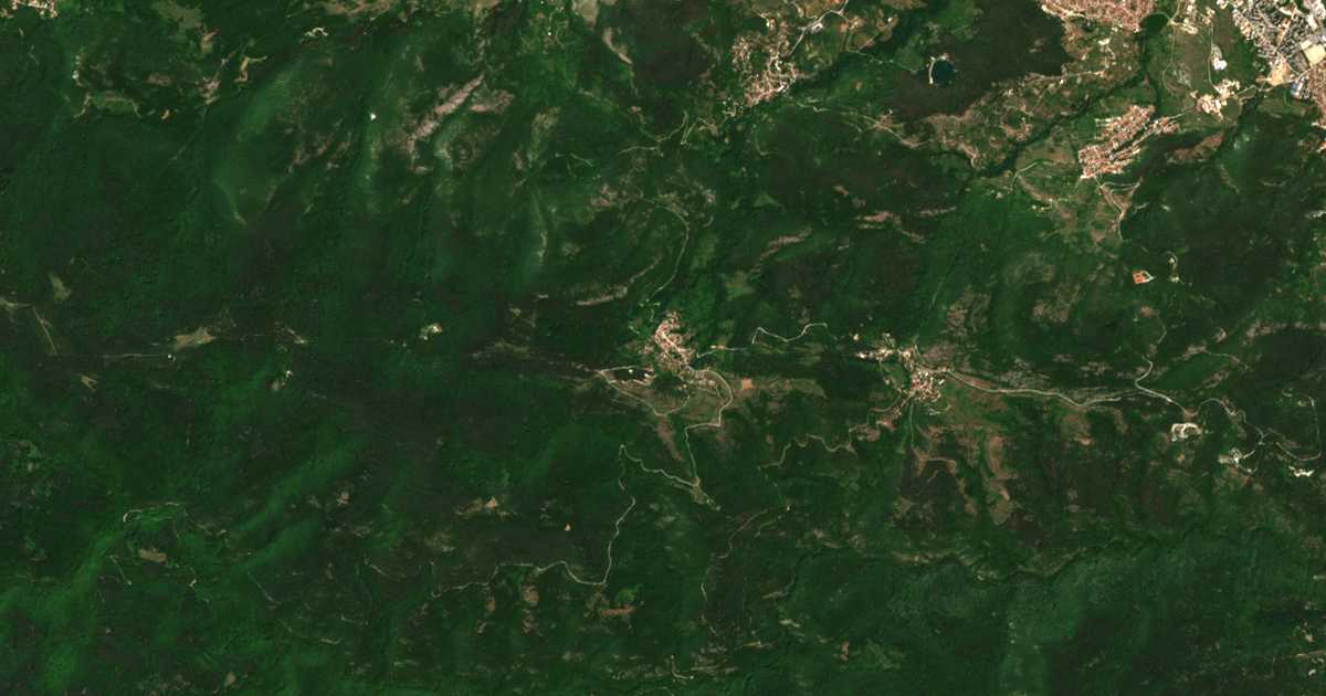 Satelitska karta: Javrovo