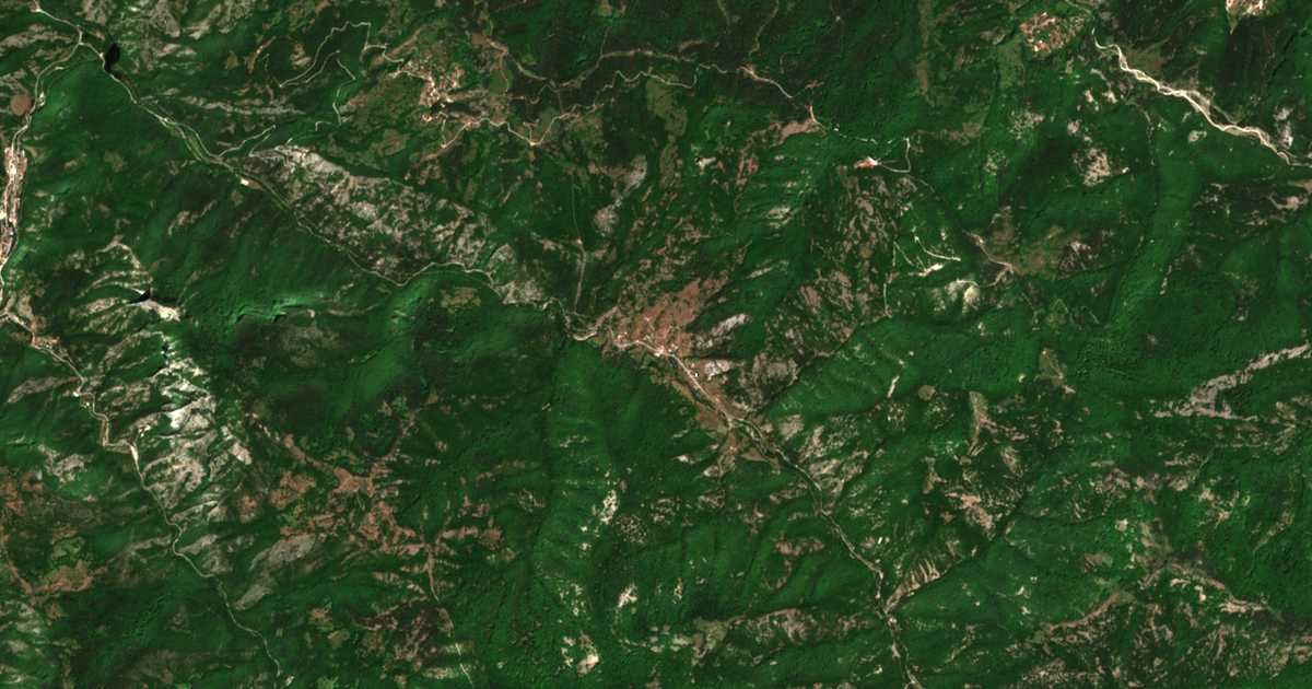 Satelitska karta: Belica