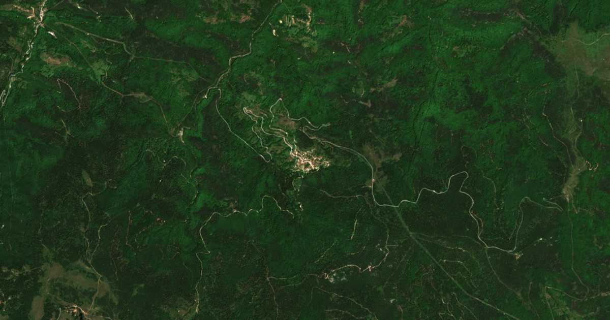 Satelitska karta: Manastir