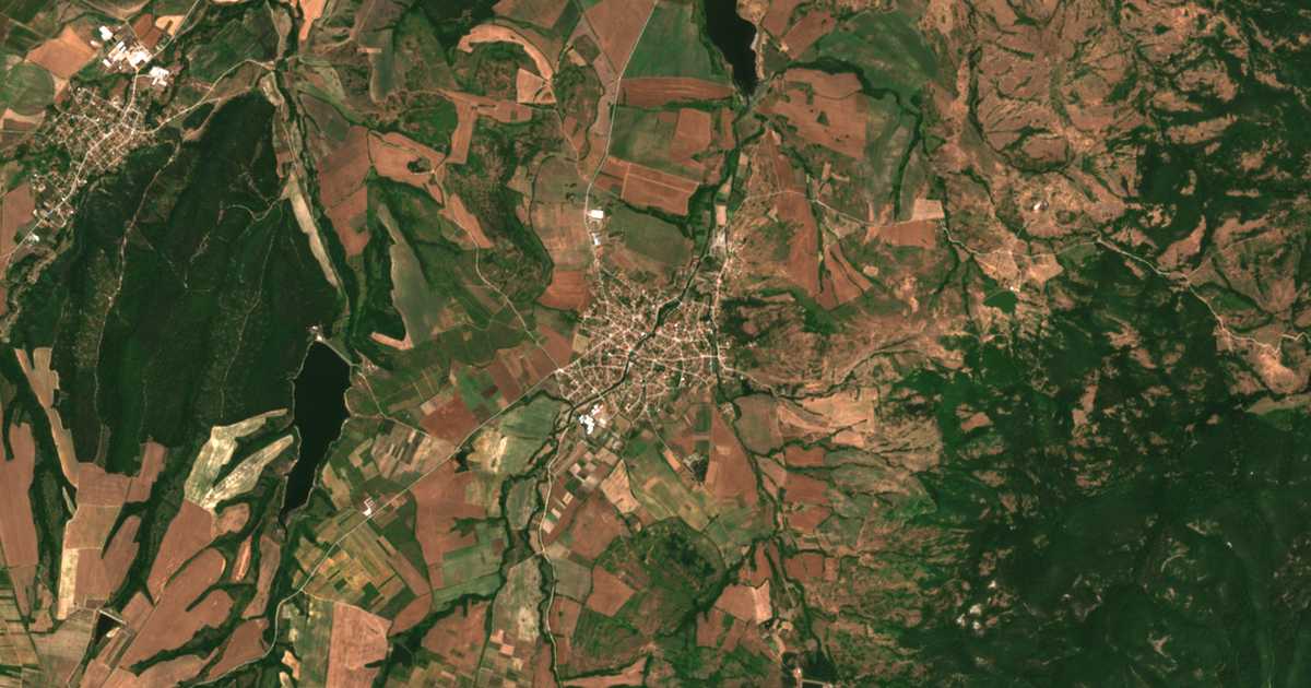 Satelitska karta: Iskra