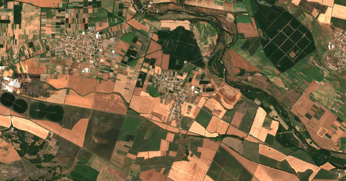 Satelitska karta: Vinica