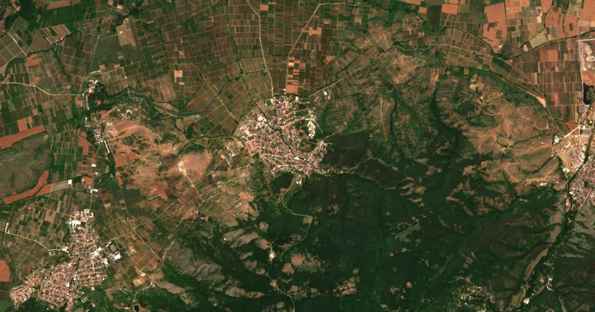 Satelitska karta: Brestovica