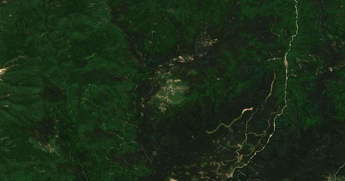 Satelitska karta: Čuren