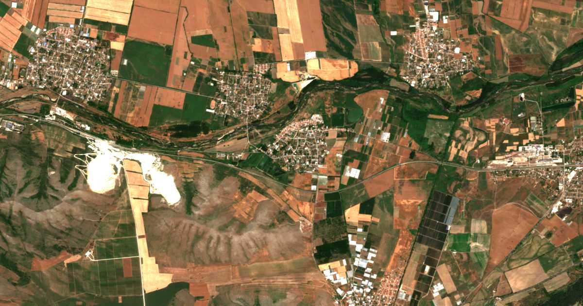 Satelitska karta: Trivodici