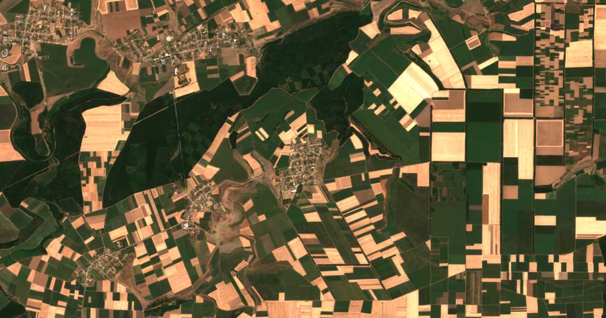 Satelitska karta: Delčevo
