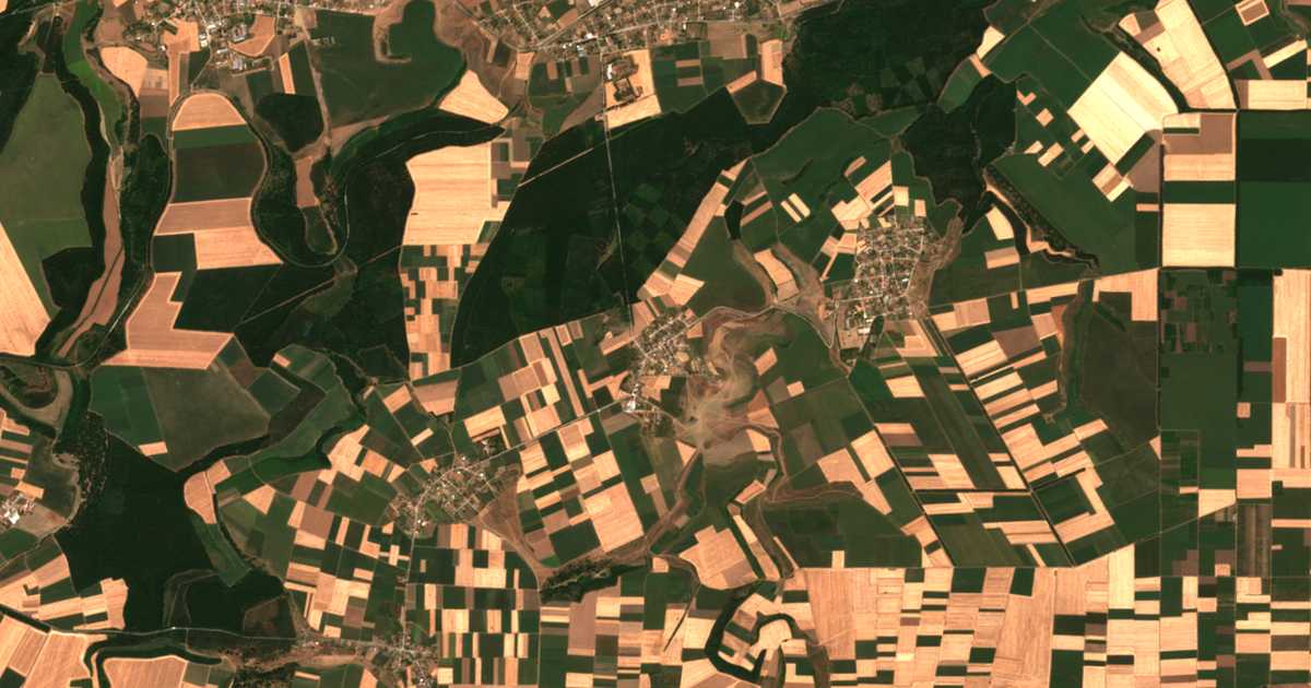 Satelitska karta: Pečenica