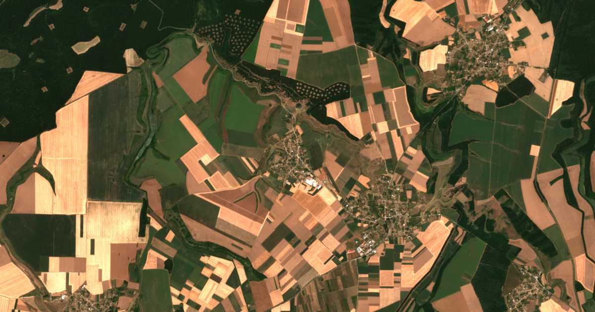 Satelitska karta: Staro Selište